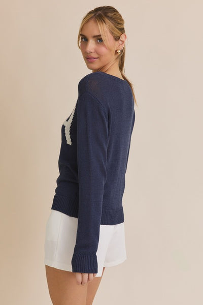 Navy USA Sweater