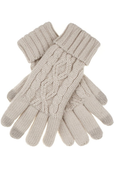 These CC knit cable gloves are fully lined. They are even touch screen capable!