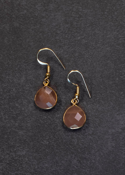 Blush Teardrop Earrings