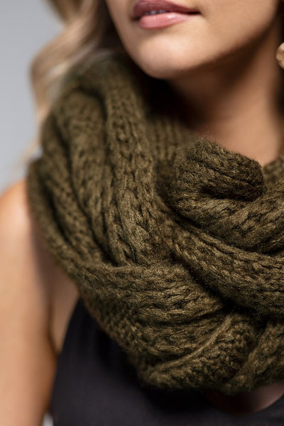 Knit Infinity Scarf