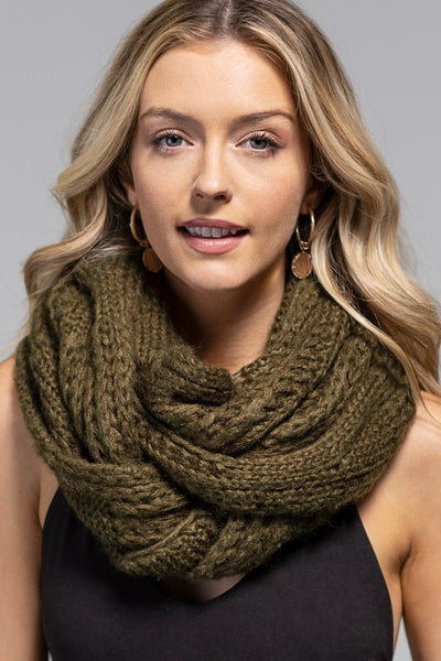 Knit Infinity Scarf