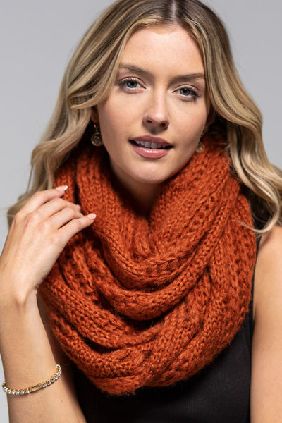 Knit Infinity Scarf