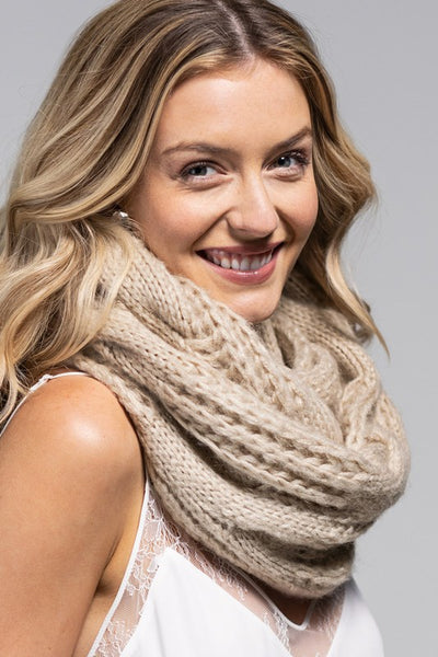 Knit Infinity Scarf