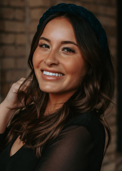 Dark Teal Braided Headband
