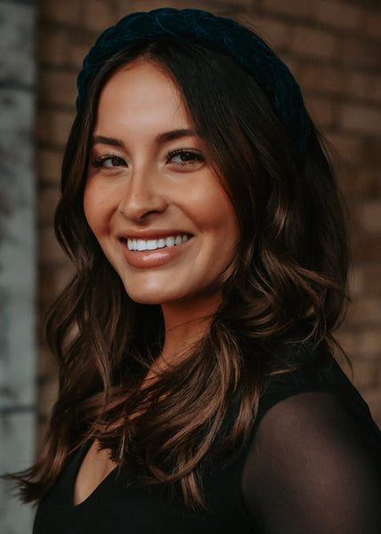 Dark Teal Braided Headband