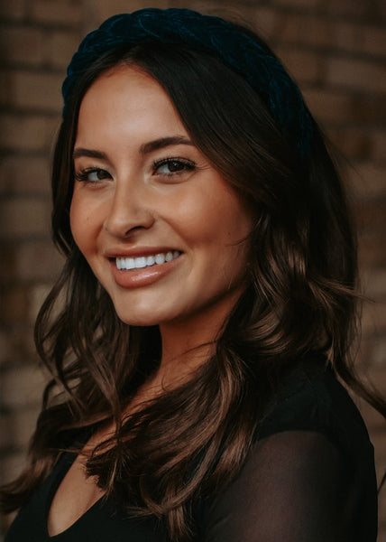 Dark Teal Braided Headband