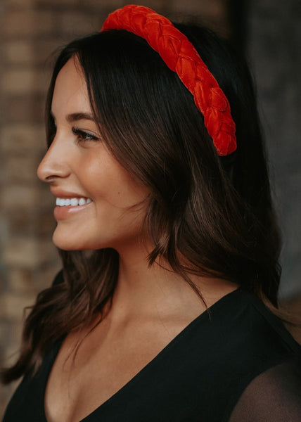 Rust Braided Headband