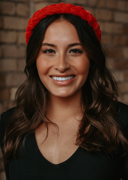 Rust Braided Headband