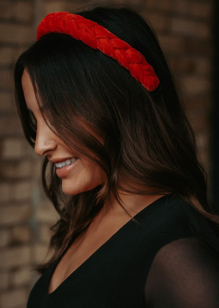 Rust Braided Headband