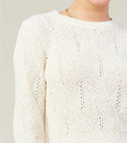 Cream Cable Knit Sweater