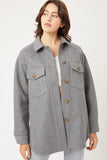 Stay cozy and look stylish in the Opal Oversized Fleece Shacket. This ultra-soft piece is made from fleece and designed to be oversized for added comfort. Enjoy the soft, brushed finish and full zip closure for ultimate versatility. With this shacket, you can look good and feel great on the chilliest of days. Is it time to upgrade your cold-weather wardrobe?