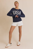 Navy USA Sweater