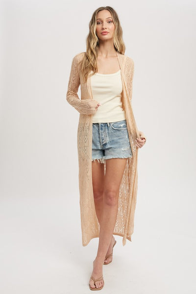 Piper Pointelle Knit Duster