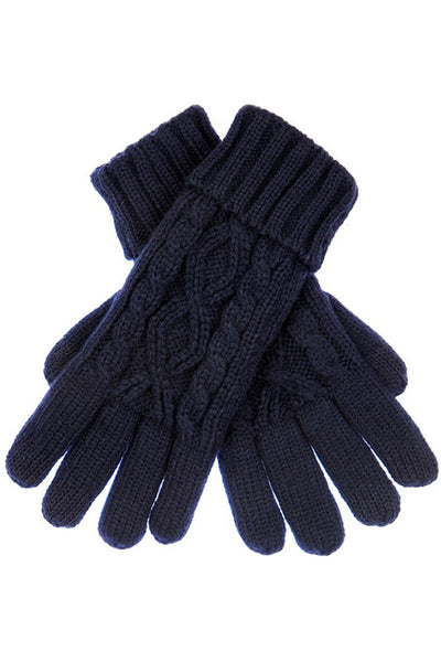These CC knit cable gloves are fully lined. They are even touch screen capable!  