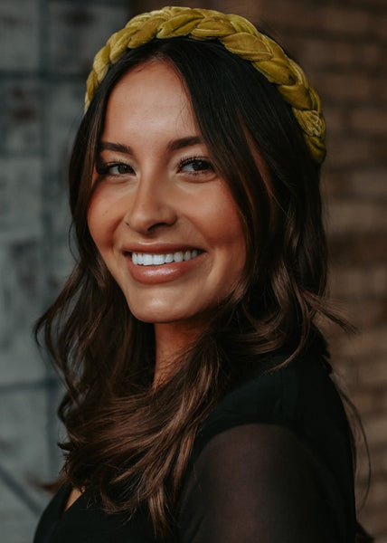 Olive Braided Headband