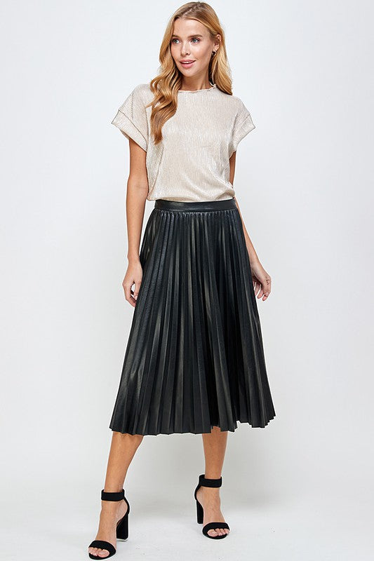 Fabulous Faux Leather Skirt – Meadow and Brook